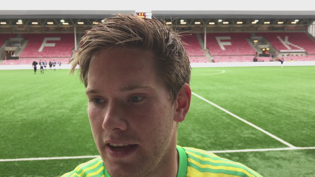 Anders Gundersen etter 1-1 mot FFK